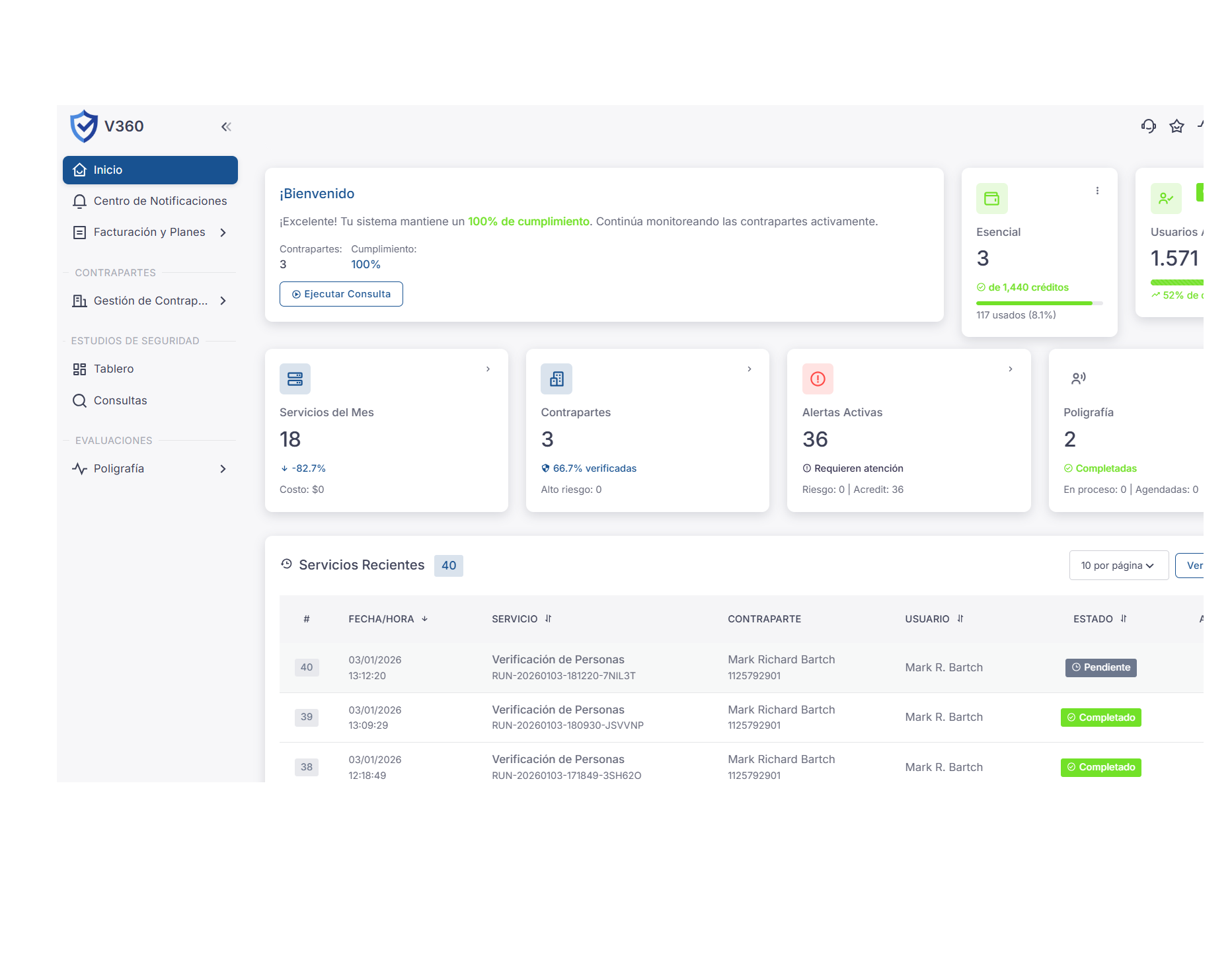 Plataforma de Verificación de Antecedentes